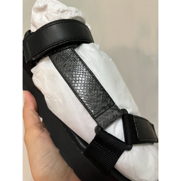 VINCE Sandals, velcro black 10 Luxury comfort - Picture 2 of 11